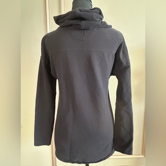 Calvin Klein Performance Black Cowl Neck Tunic Sweatshirt Women’s Size Small - Picture 4 of 6
